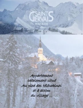 Appartement T2+cabine indépendante au départ des télécabines Saint-Gervais/Bettex/Mont d’Arbois